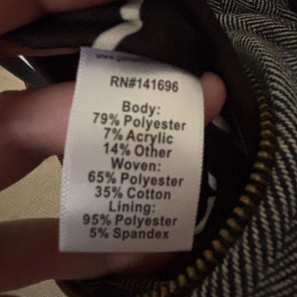 GAMEDAY COUTURE EMBROIDERED LSU HERRINGBONE FULL ZIP MIXED MEDIA VEST SZ. LARGE - Picture 3 of 3